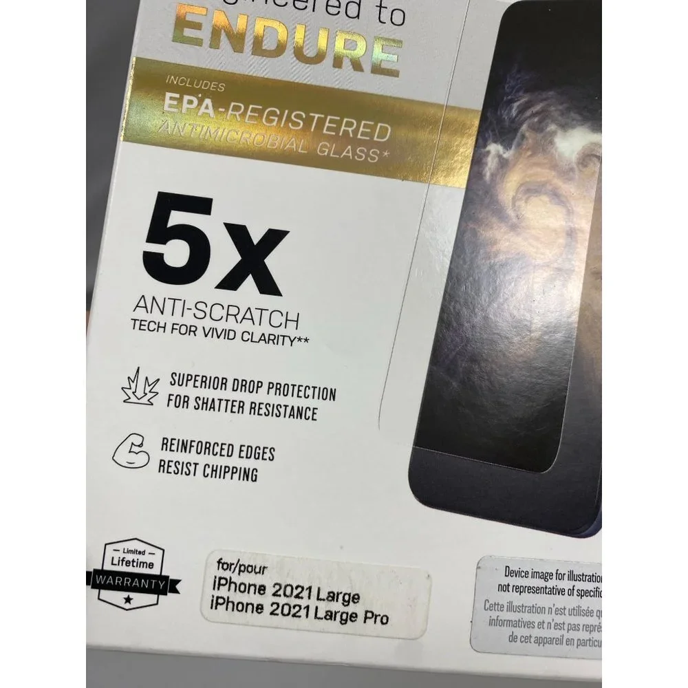 NEW Otterbox Phone Screen Protector iPhone 2021 Large + Large Pro Amplify Glass